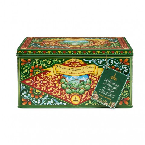 DOLCE & GABBANA PANETTONE ΜΕ ΚΡΕΜΑ PISTACHIO ΣΙΚΕΛΙΑΣ 600gr